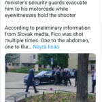 Poliittinen väkivalta kiihtyy – Slovakian pääministeriä ammuttu | Uusi Suomi Puheenvuoro